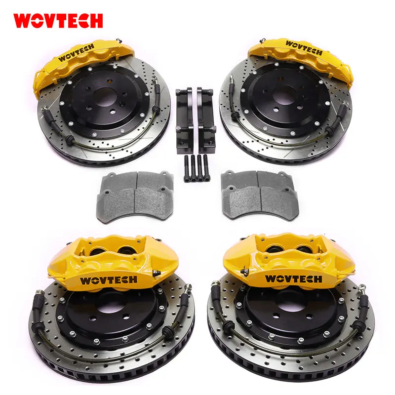 

Modified Aluminum Brake System GT6 GT4 Front Rear Brake Caliper with Disc Rotor Kits for Audi S4 A4 B6 B7