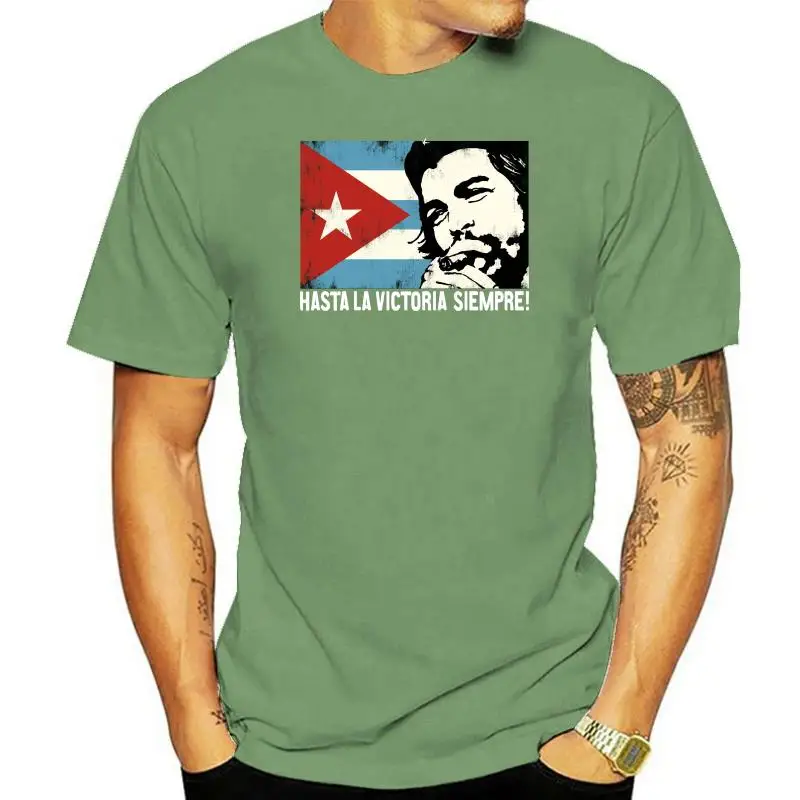 

Летняя мужская футболка Che Guevara с логотипом кубинского флага
