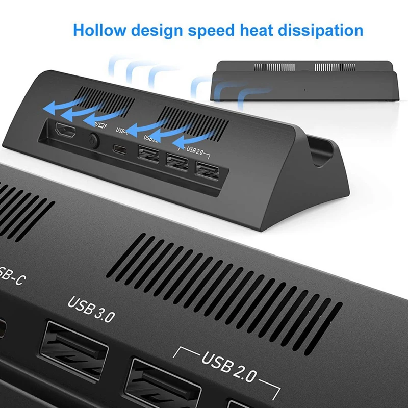 Зарядная док-станция для Nintendo Switch с разъемом Type C на совместимый USB 3 0 2.0 Адаптер