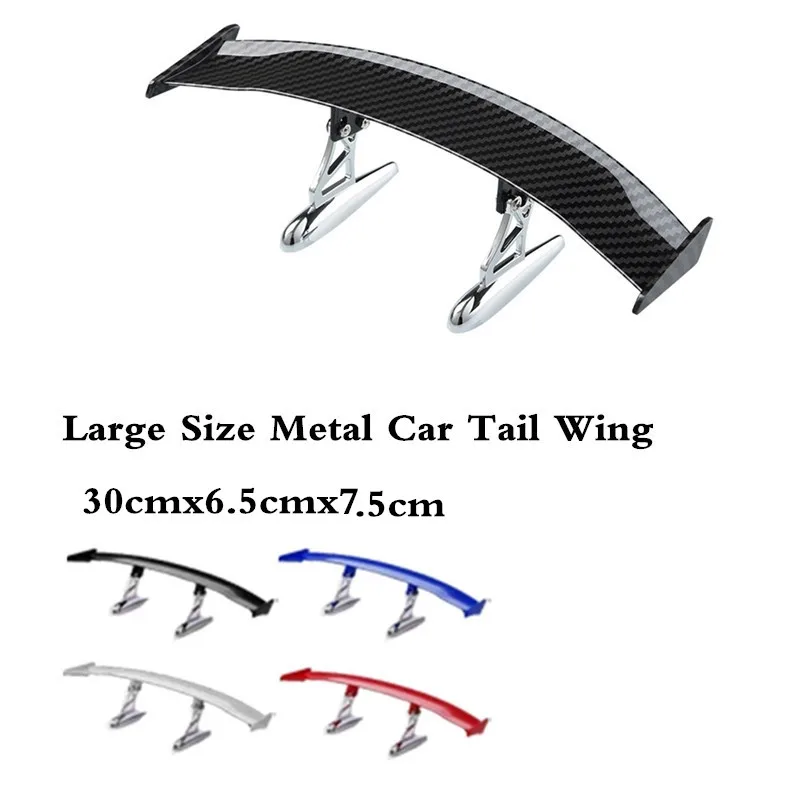 JDM WRC гоночный стильный металлический спойлер из углеродного волокна с узором