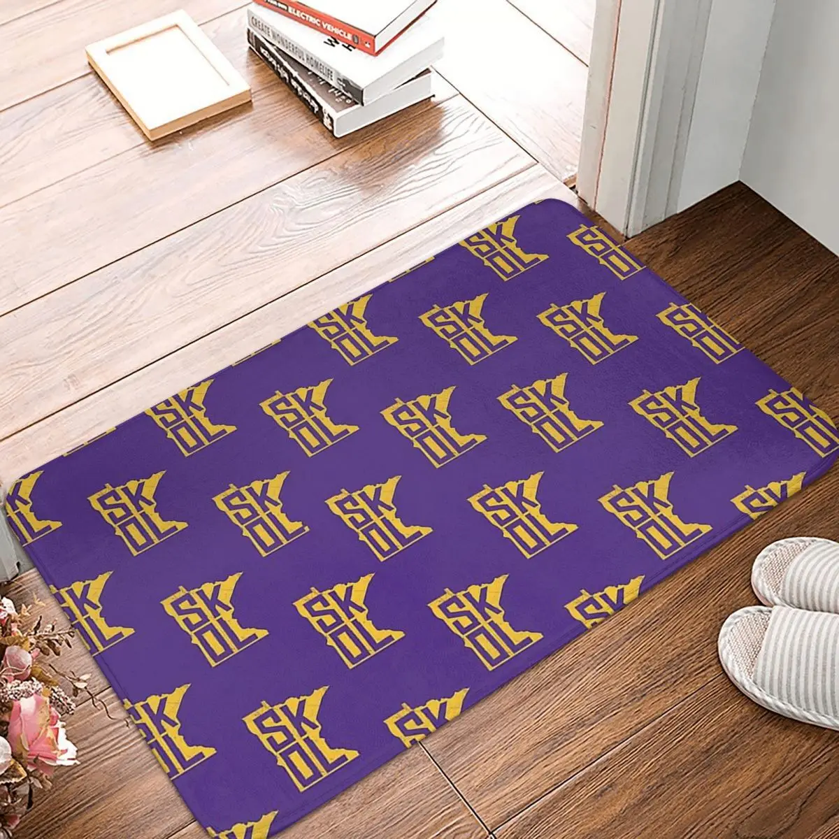 

Vikings Bathroom Mat Skol Doormat Kitchen Carpet Balcony Rug Home Decoration