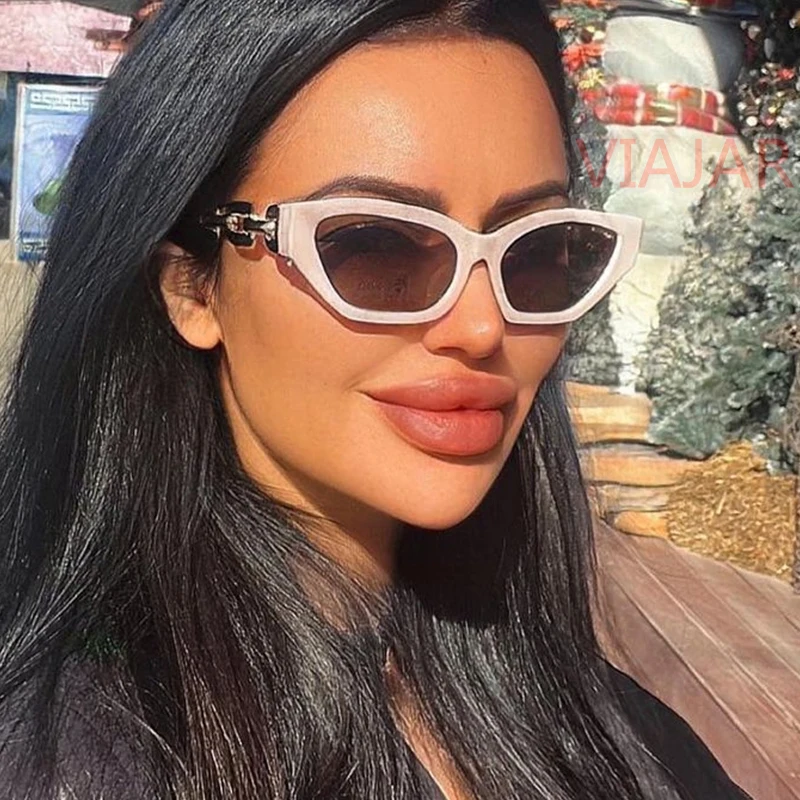 

Солнцезащитные очки «кошачий глаз» женские, роскошные модные брендовые дизайнерские винтажные солнечные очки с защитой UV400, 2022