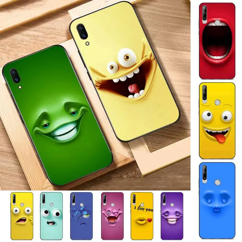 

Smile Phone Case for Huawei Y 6 9 7 5 8s prime 2019 2018 enjoy 7 plus