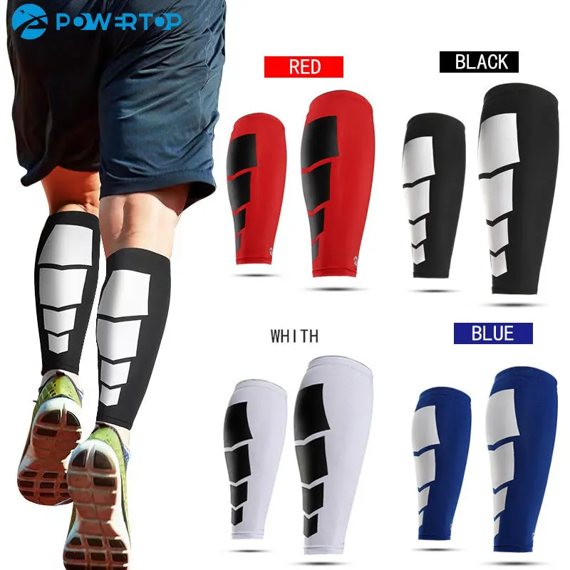 2Pcs Men Women Long Running Cycling Leg Warmers Compression Football Calf Knee Sleeves Basketball Leg Sleeves