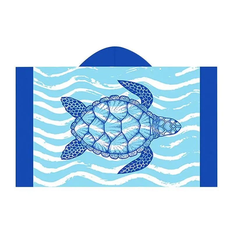 

Hooded Towelling Gown Toddler Hooded Towelling Bathrobe Breathable Kids Swimming Changing Robe Towel For Kids Children