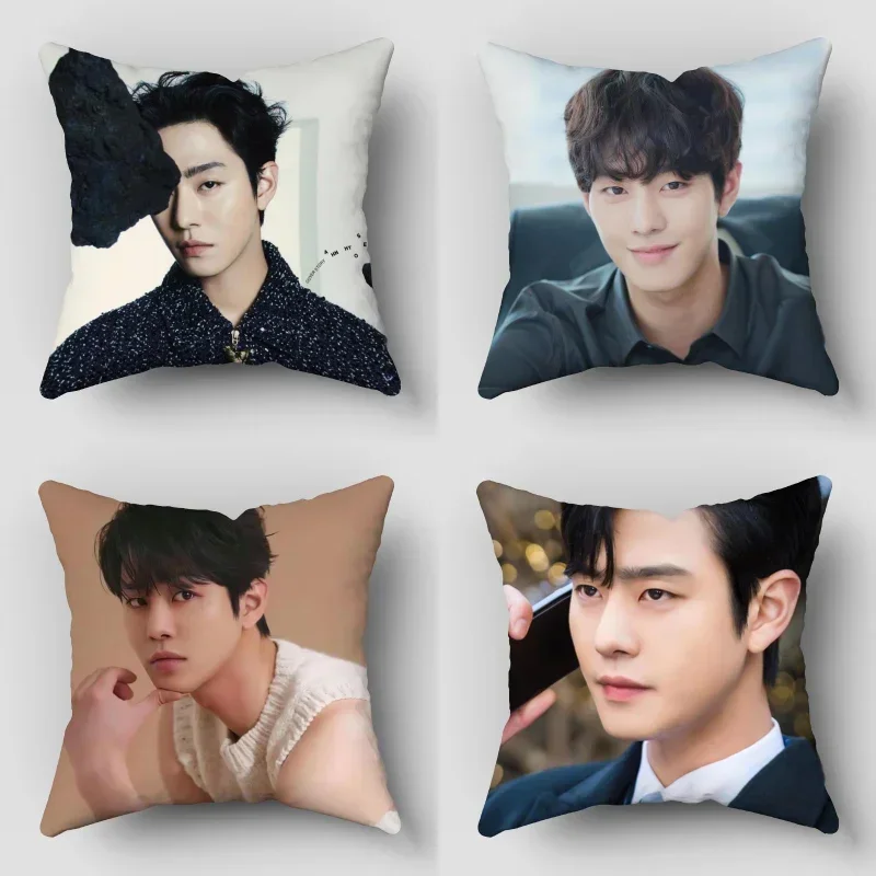 Наволочка для подушки Ahn Hyo Seop квадратная Женская наволочка сатиновая ткань