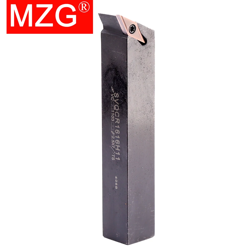 MZG SVQCR1616 SVQCR2020 SVQCR2525 Внешний токарный инструмент SVQCR SVQCL Режущий брусок VCGT Вставка