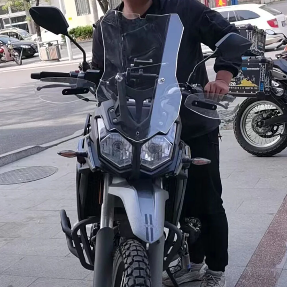 

Мотоцикл Fit ралли 300 аксессуары увеличенное ветровое стекло расширенное ветровое стекло дефлектор ветра для Loncin ралли 300 / VOGE 300GY