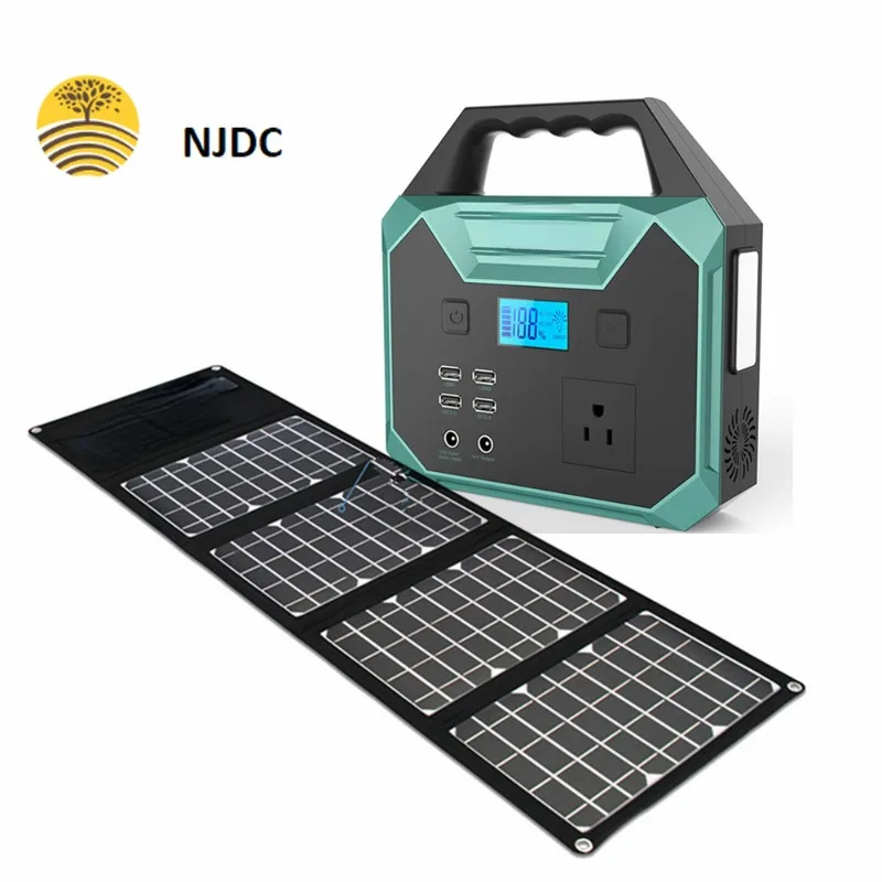 Портативная Мобильная литиевая пауэрбанк для дома и кемпинга, 40800 мАч, Втч, солнечная электростанция с солнечной панелью 28watt