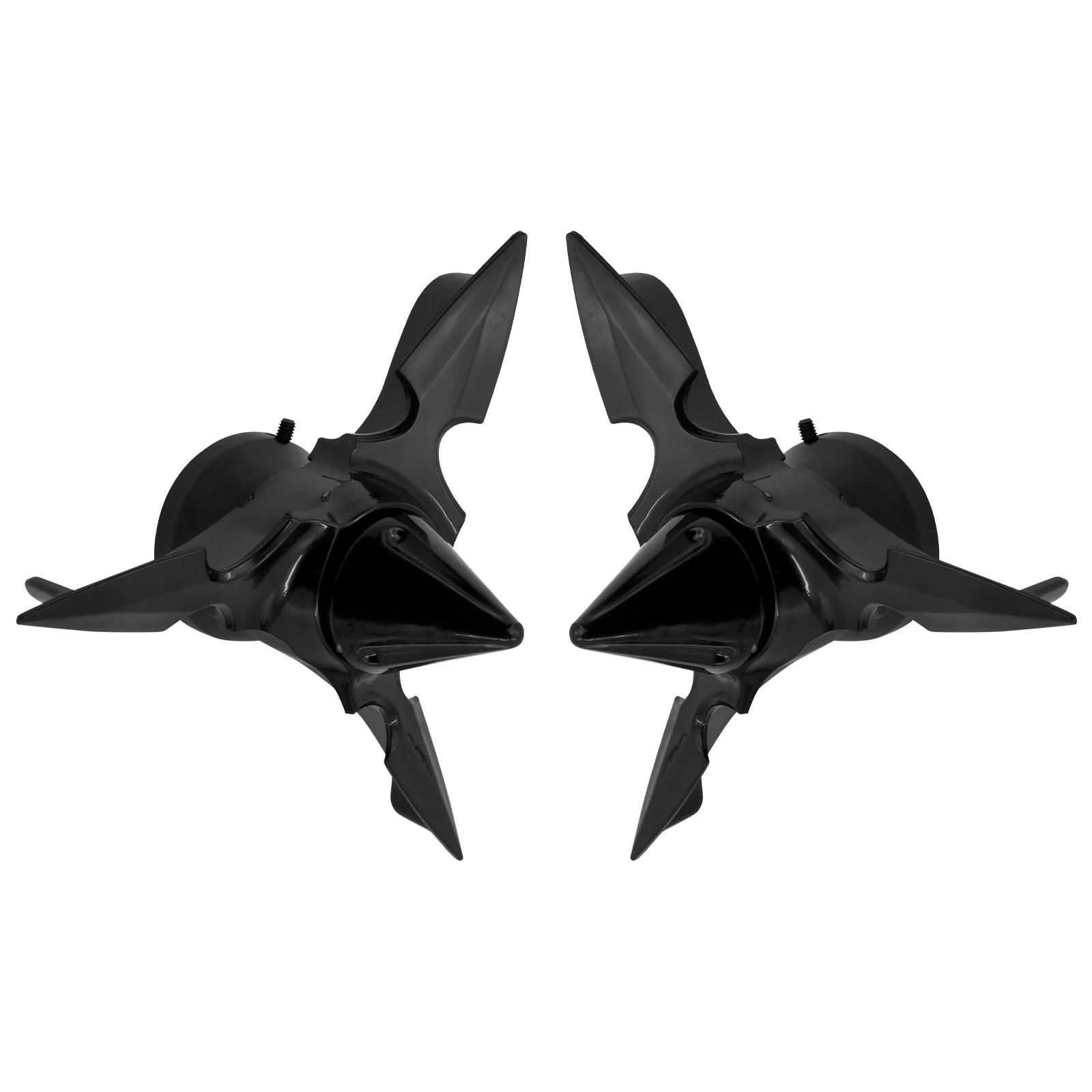 2 шт. черные/хромированные колпачки для передней оси мотоцикла из АБС-пластика