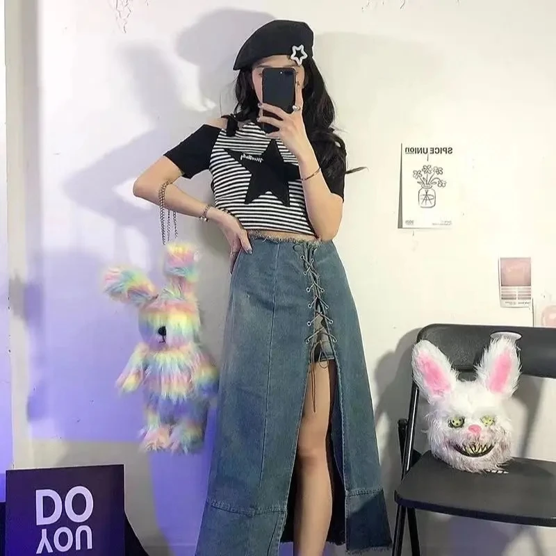 Длинный плюшевый рюкзак 50 см Модный Красочный с длинными волосами в виде