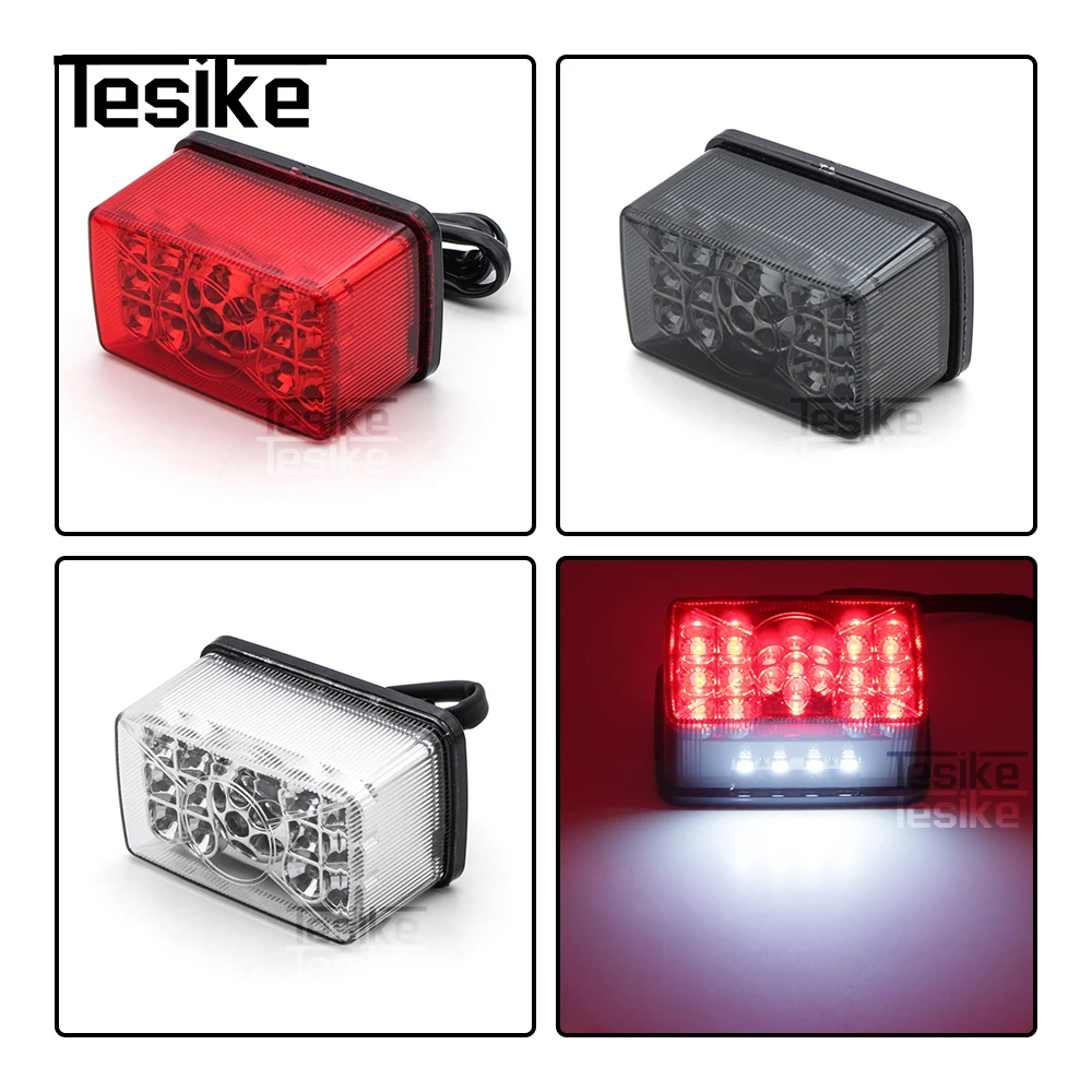 

Универсальный задний фонарь для мотоцикла с подсветкой для Suzuki Kawasaki Triumph