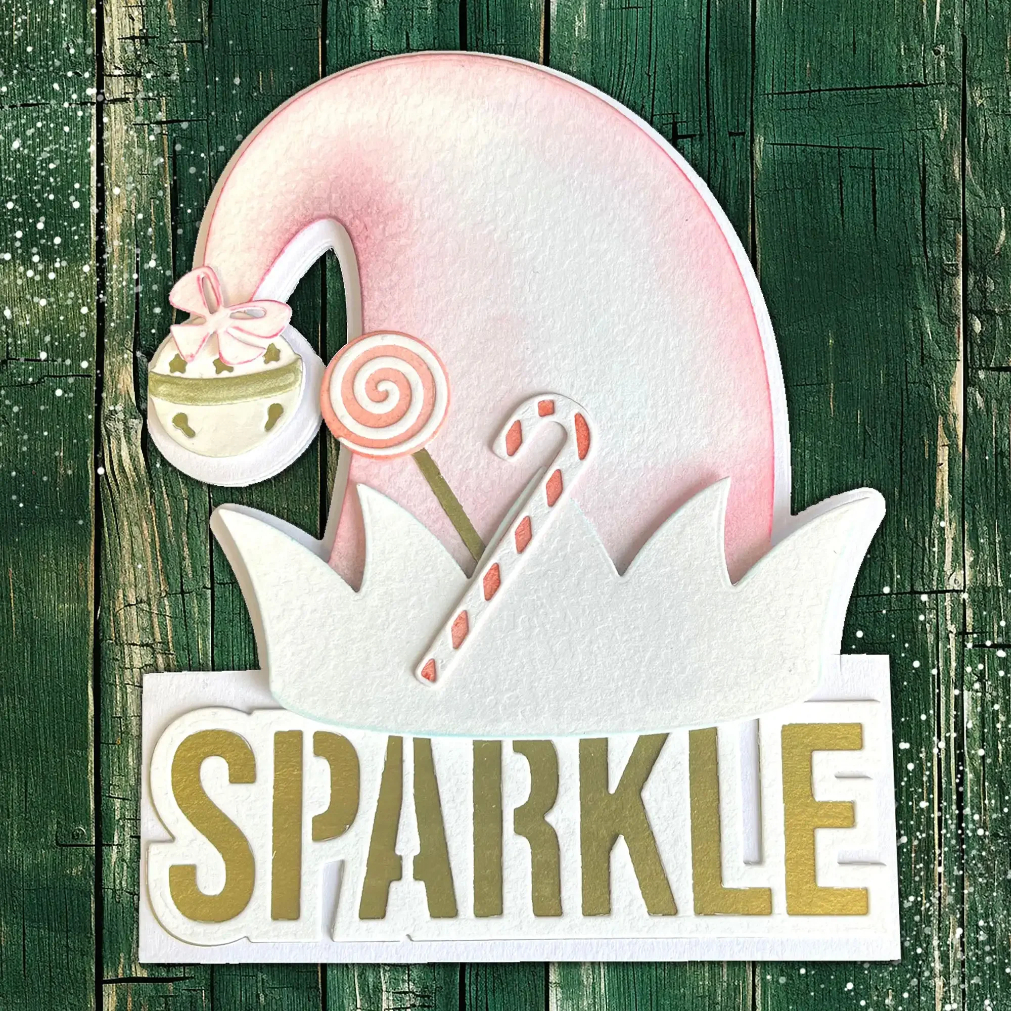 Merry Christmas Bells Blessings Tree Elk Forest Naughty or Nice Cuts Dies DIY Making Scrapbooking Cards Embossing Template