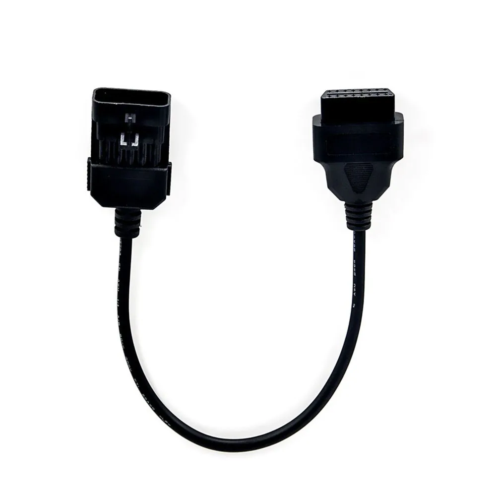 

2022 Новый 10-контактный OBD OBD2 соединительный кабель работает для Opel, OPCOM диагностический адаптер Opel 10-контактный к OBDII 16-контактный