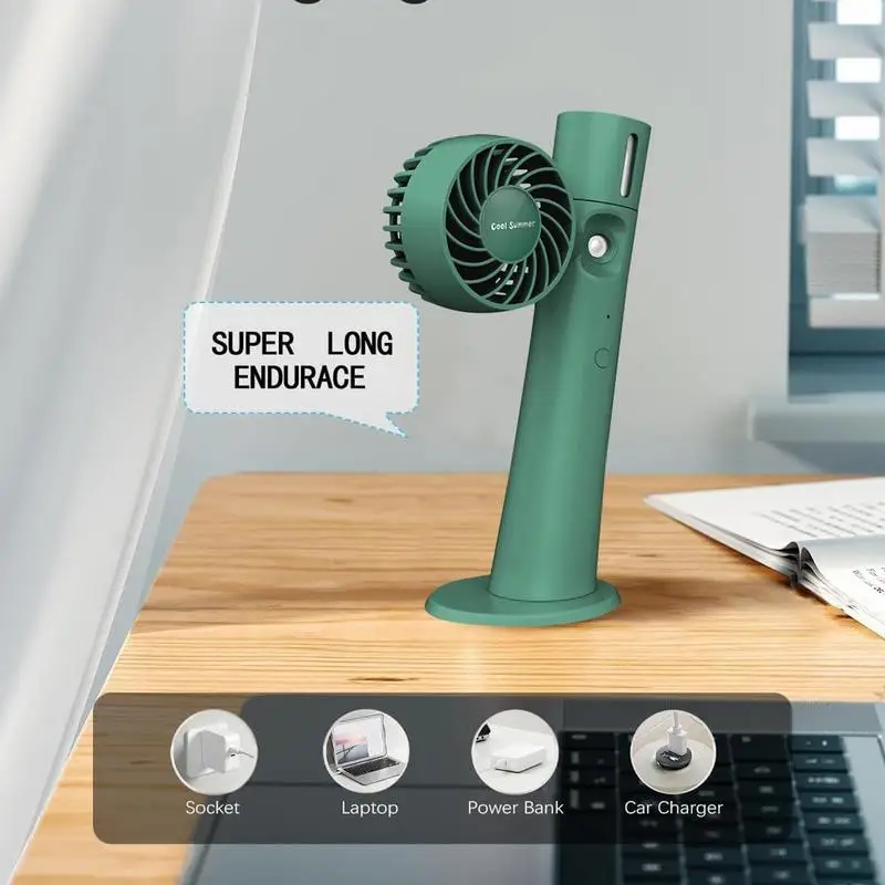 Портативный дымовой вентилятор перезаряжаемый с 2 режимами скорости тихий