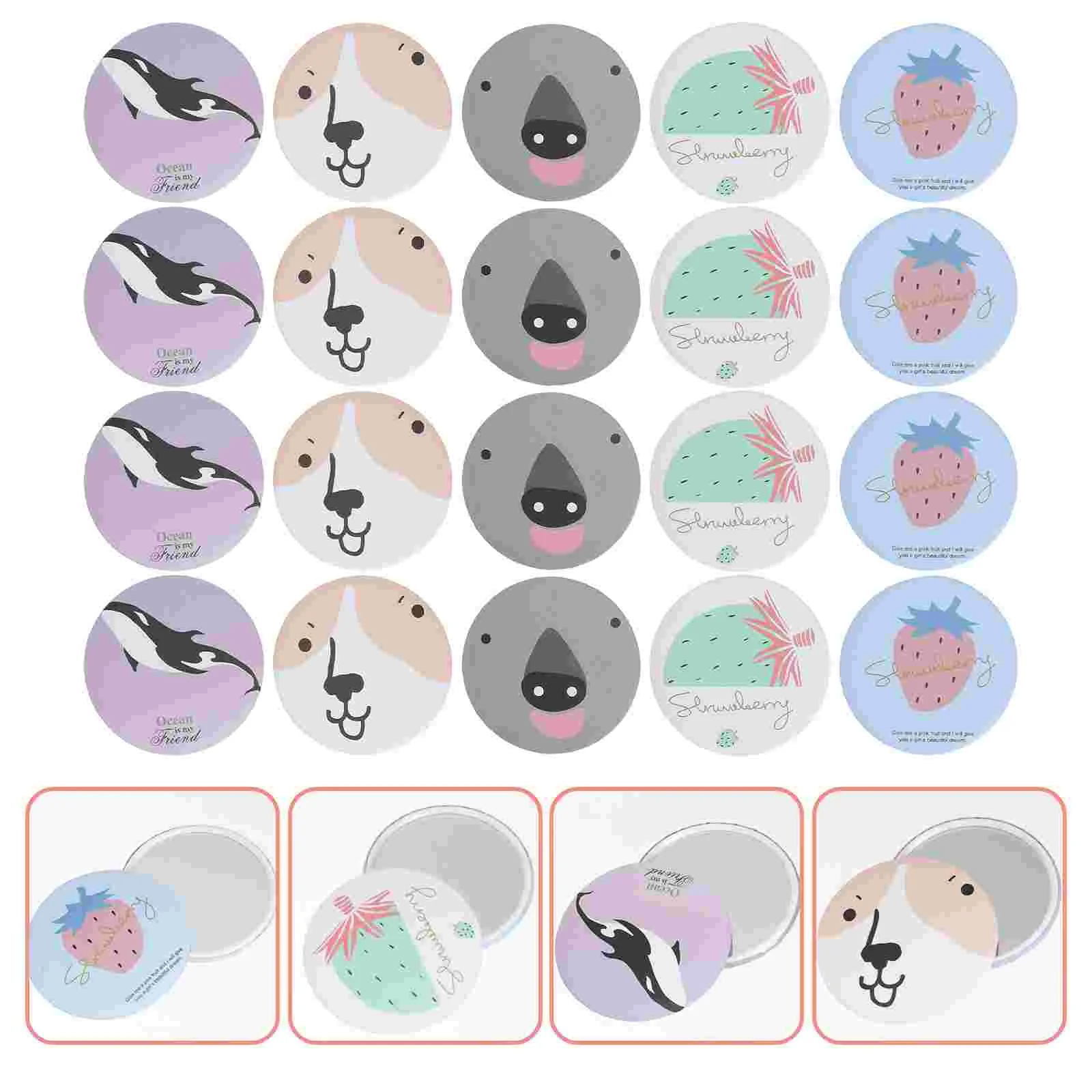 

Компактный компактный кошелек для макияжа с увеличительным стеклом