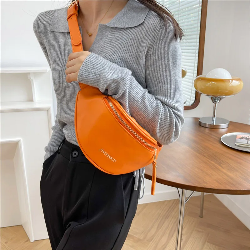 

Luxury Brands Women Waist Packs Leather Fanny Pack Fashion Belt Purse Bags High Quality Ladies Shoulder Crossbody Chest Bags New
