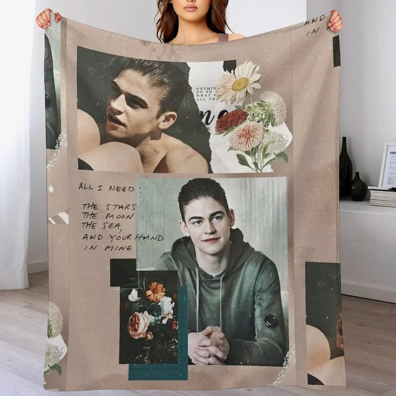 Фото Новое одеяло-плед Hero Fiennes Tiffin: долговечное, мягкое, плюшевое, для ежедневного использования. №1