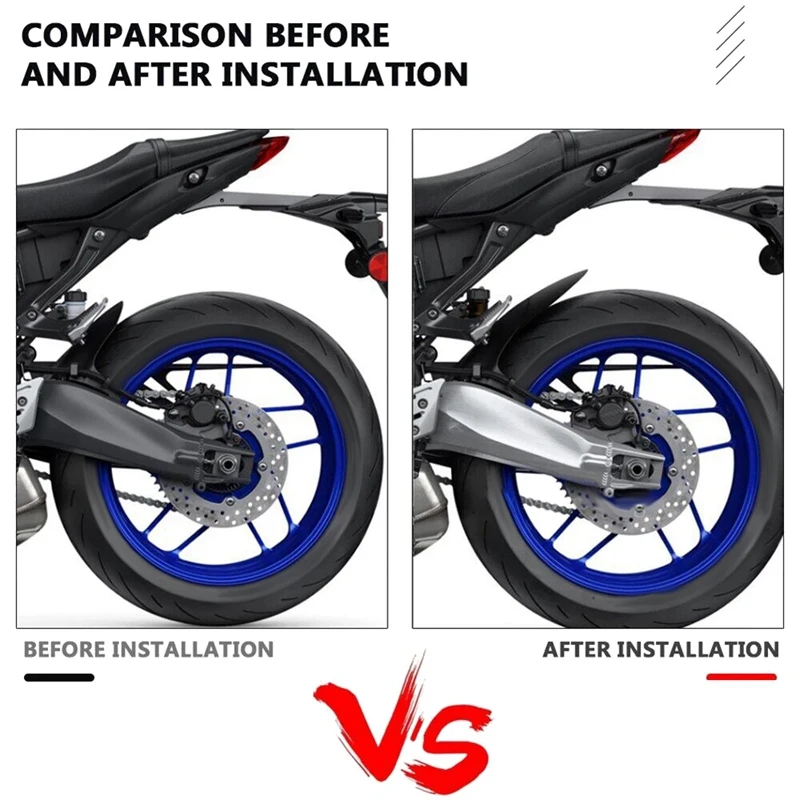 Удлинитель для заднего крыла мотоцикла YAMAHA MT09 SP MT 09 2021