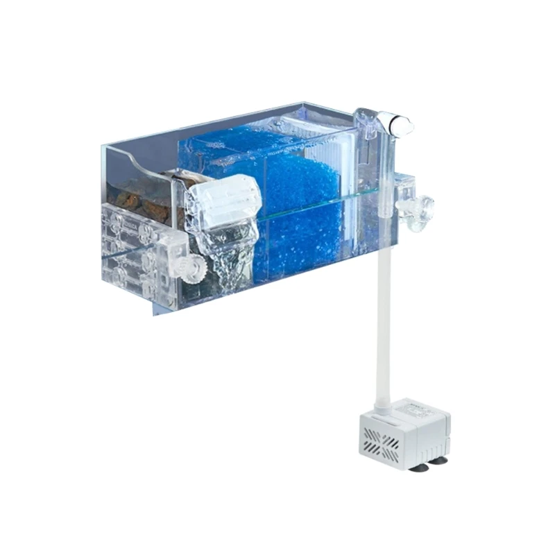 

Fish-Tank Filter Cleaner Silence Wall-Mounted Purifying Device Waterfall Filter N84C