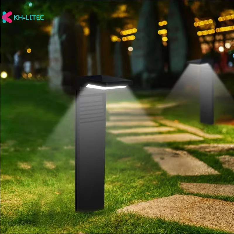 

2pcs/Lot Led Solar Lawn Lights Outdoor Waterproof Warm Light Garden Decoration Lamp For Walkway Path Villa Yard Driveway