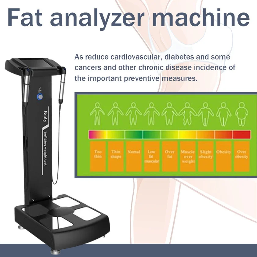 

Body Composition Analyzer Human Health Test Elements Care Machine With A4 Printer For Sale