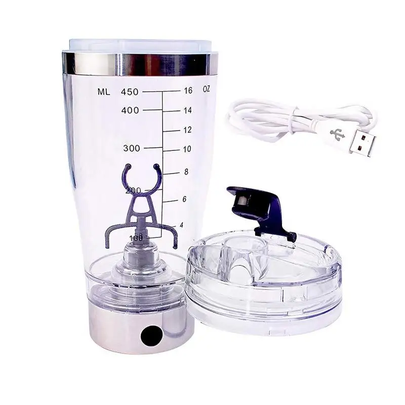 

Electric Protein Shaker Mixing Bottle Electric Protein Mixing Cup Outdoor Portable Electric Protein Powder Mixing Cup With USB
