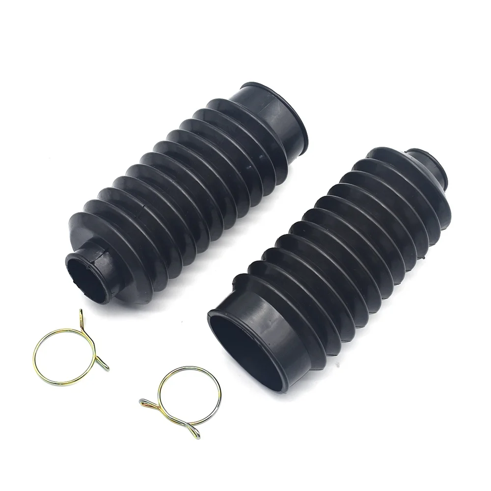 

2PCS 29mm-48mm Motorcycle Front Fork Shock Protective Dust Black Shock Absorber Cover Boots Guard Protector
