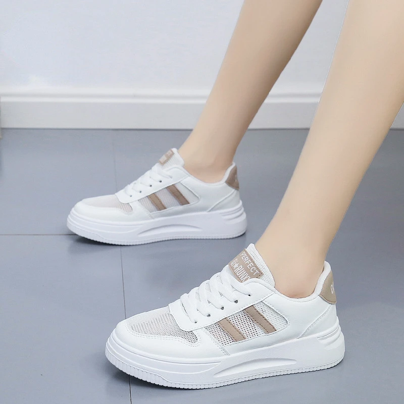

Little White Shoes Women 2022 NEW Summer New Wild Breathable Mesh White Shoes Fashion Casual Shoes Women's Shoes