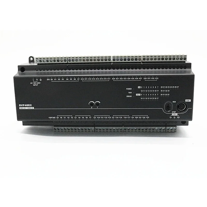 Фото Оригинальный контроллер PLC DVP60EC00R3 DVP60EC00T3 серии EC3, 100-240В переменного тока, 36DI, 24DO, релейный выход, в коробке. №1