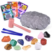 childrens archaeological excavation ore diy manual treasure discovery creative gem model girl gift archaeological toy
