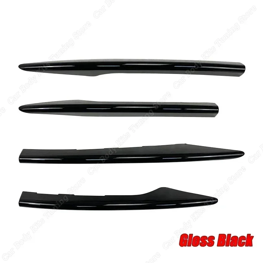 

Для Mercedes Benz E-Class W213 E200 E300 E53 2021-2023 Автомобильный передний бампер, спойлер, ветровой нож, накладка на кузов, сплиттер, тюнинг