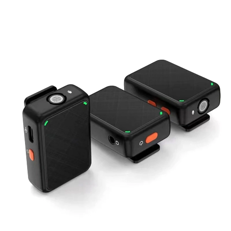 

Wireless Lavalier Recording Microphone Dual Channel Lapel Mic System For Smartphone DSLR Camera DV Vlog