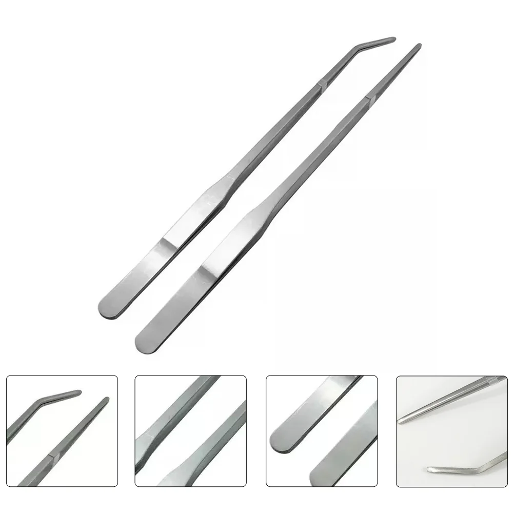 

Feeding Tongslongpet Snake Clip Stainless Feeder Reptiles Reptile Steelwoodextra Curved Litter Cleaning Straight Clips Supplies