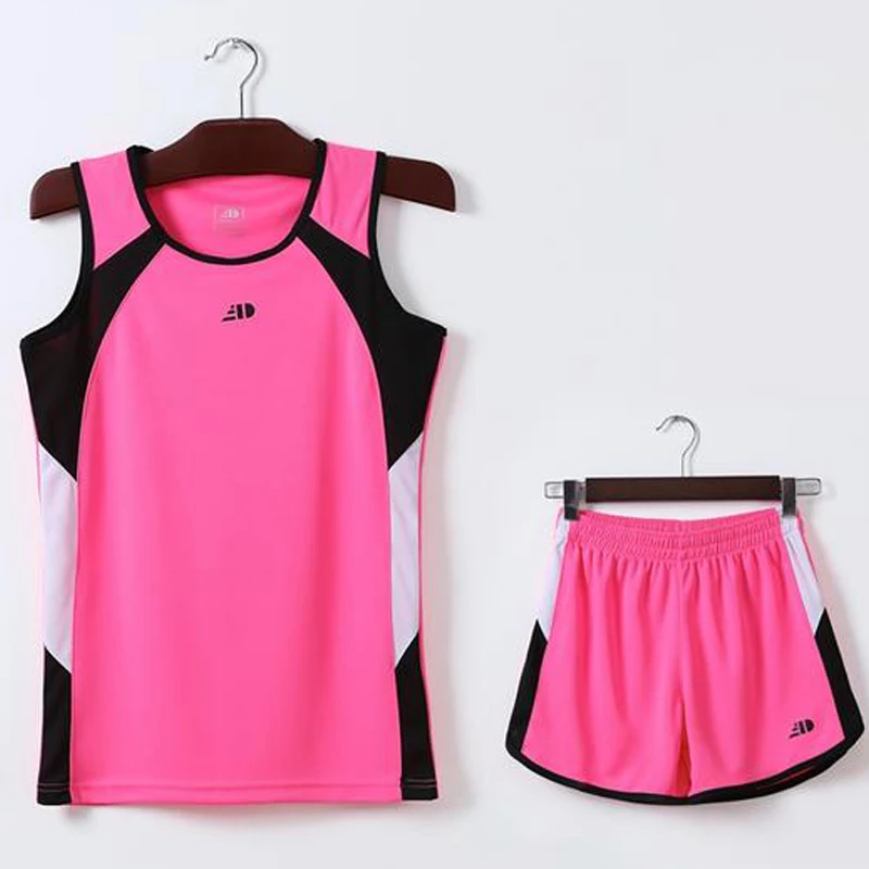 Спортивный костюм тренировочный жилет короткий для бега летняя Студенческая