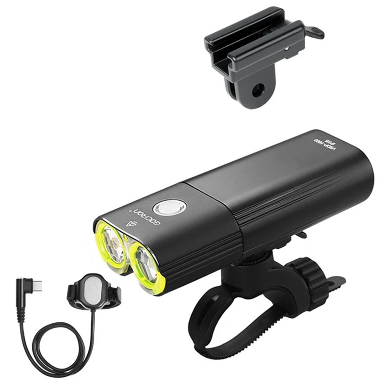 

GACIRON V9DP1600 Mountain Bicycle Headlight USB Single Lamp Flashlight Strong Night Riding Equipment