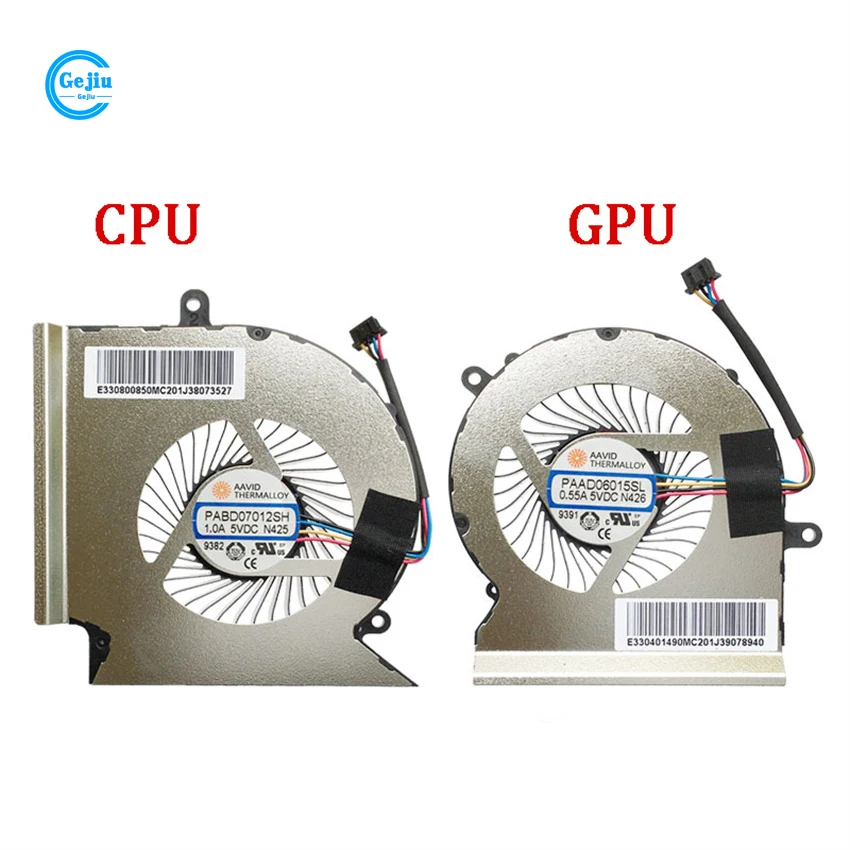 

NEW Original LAPTOP CPU GPU COOLING FAN MS-16U7 N425 N426 FOR MSI GL65 GE65 GP65 WE65