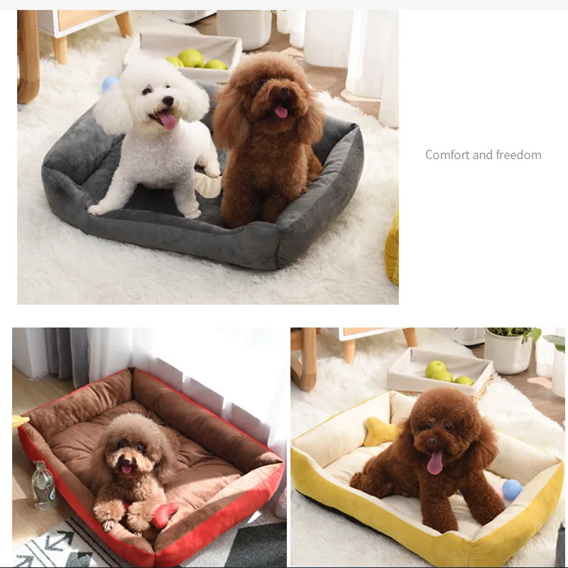 

Dog Kennel Pet Bed for Dogs Cat House Dog Beds for Large Dogs Pets Products for Puppy Dog Cushion Mat Lounger Bench Sofa