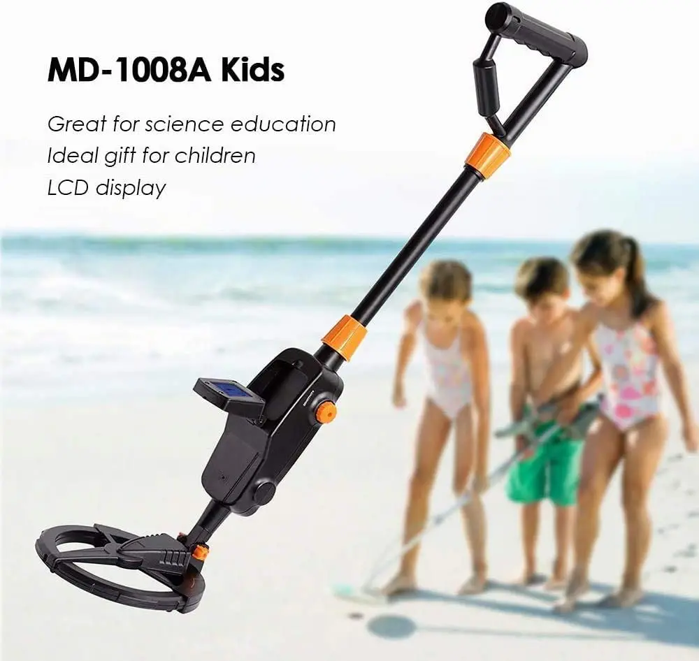 

Children's Lightweight Metal Detector Gold Finder Treasure Hunt Discrimination Function & Pinpoint Modes Highly Sensitive