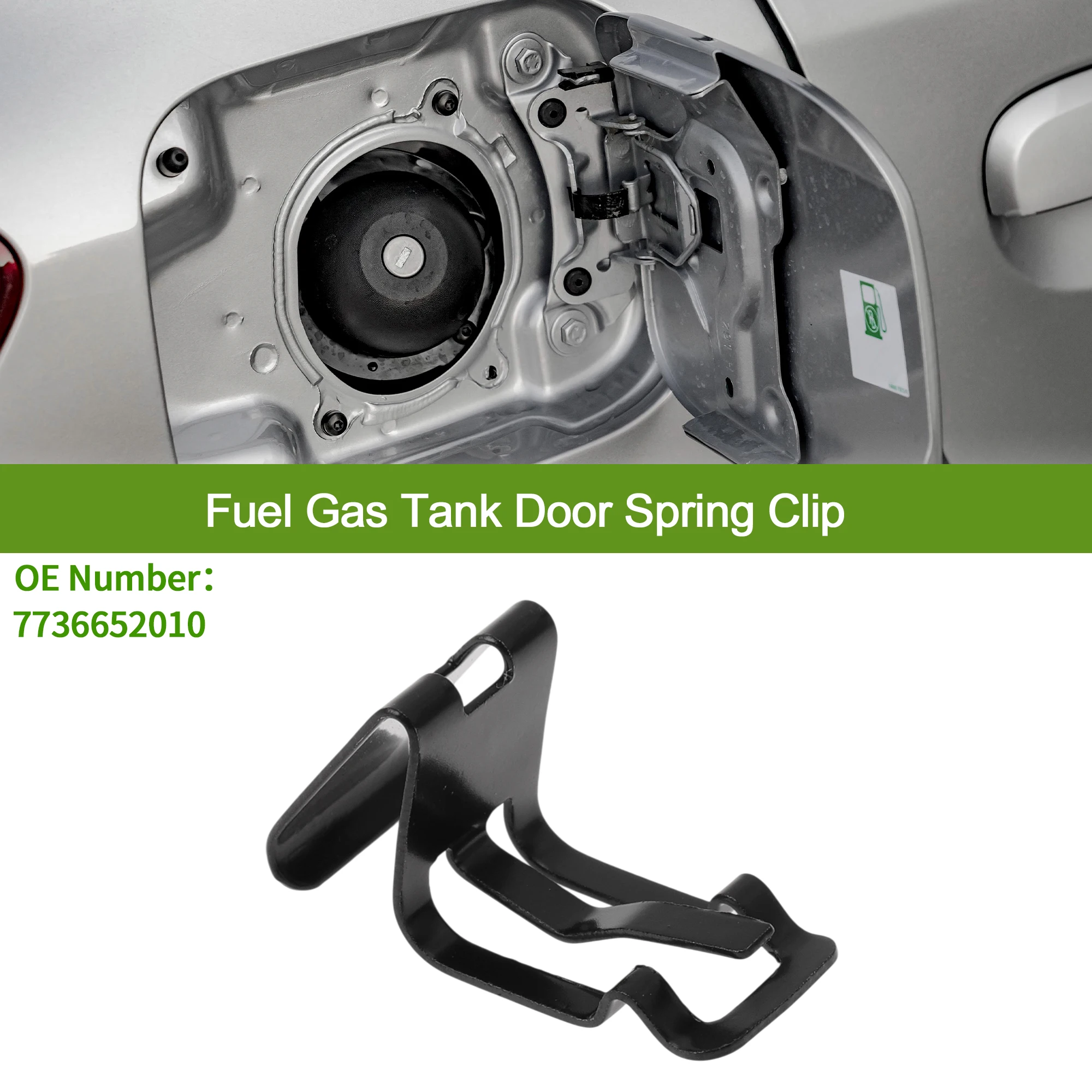 

UXCELL No 7736652010 Пружинный зажим дверцы топливного бака для Toyota Yaris 2007-2011 1 шт.