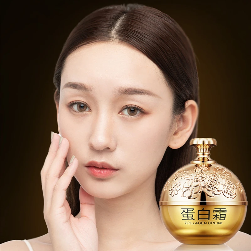 

Women Refresh Moisturizer Brighten Hydrating Gold Mask Face Care Whitening Collagen Protein Cream Concealer Prevent Bask Skin