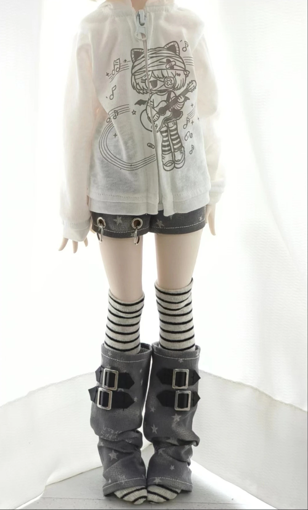 Фото Одежда для кукол 1/4, 1/6, для кукол BJD 45/30 см: топ, шорты, носки, накладки на ноги, подушки, игрушки для девочек, аксессуары для кукол для игр и переодеваний. №5