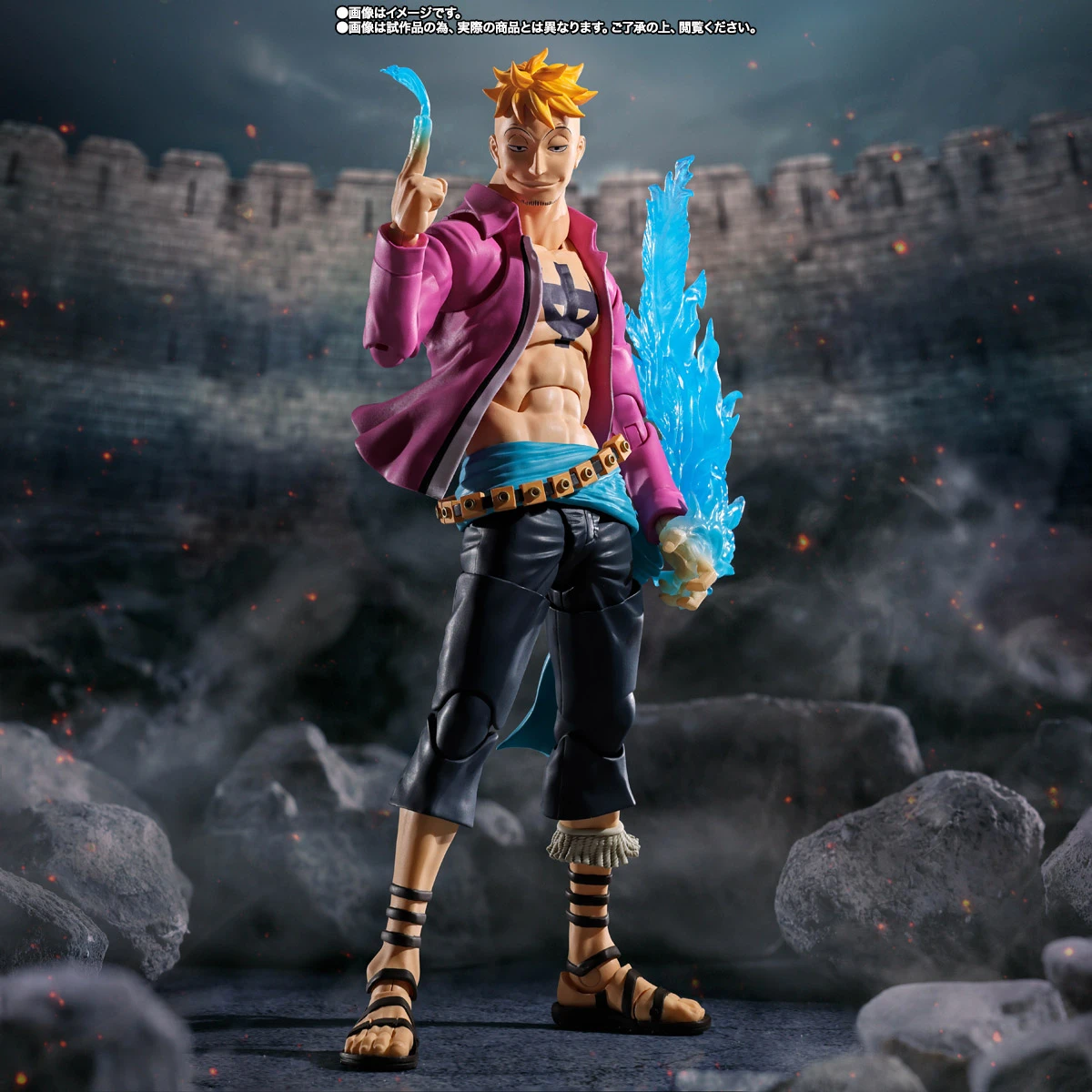 Фото В наличии: Фигурка BANDAI SHFiguarts One Piece Marineford Marco, аниме-модель, коллекционная игрушка №2