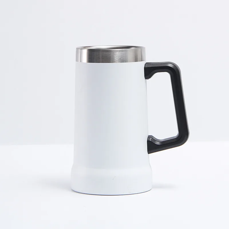 Hot Sale Twenty-Four oz Stainless Steel Beer Mug Iarge Capacity With Handle Portable Vacuum Insulated
