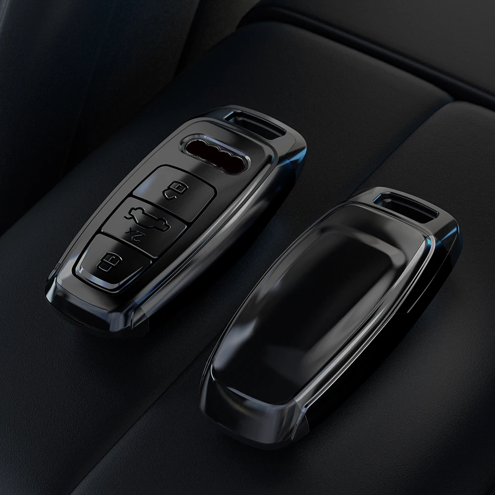Новый Модный чехол для автомобильного ключа защитный Audi A6L A7 A8 Q8 E-tron C8 D5 2019 2020 -