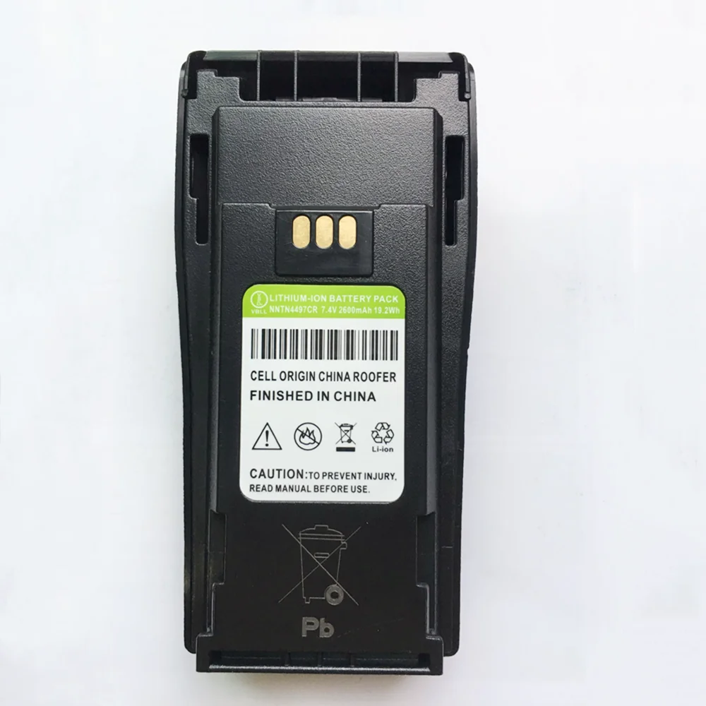 NNTN4497 2600mAh Rechargable Li-ion Battery High Capacity For  DEP450 CP140 CP040 CP200 CP380 EP450 CP180 GP3688 PR400 Radio