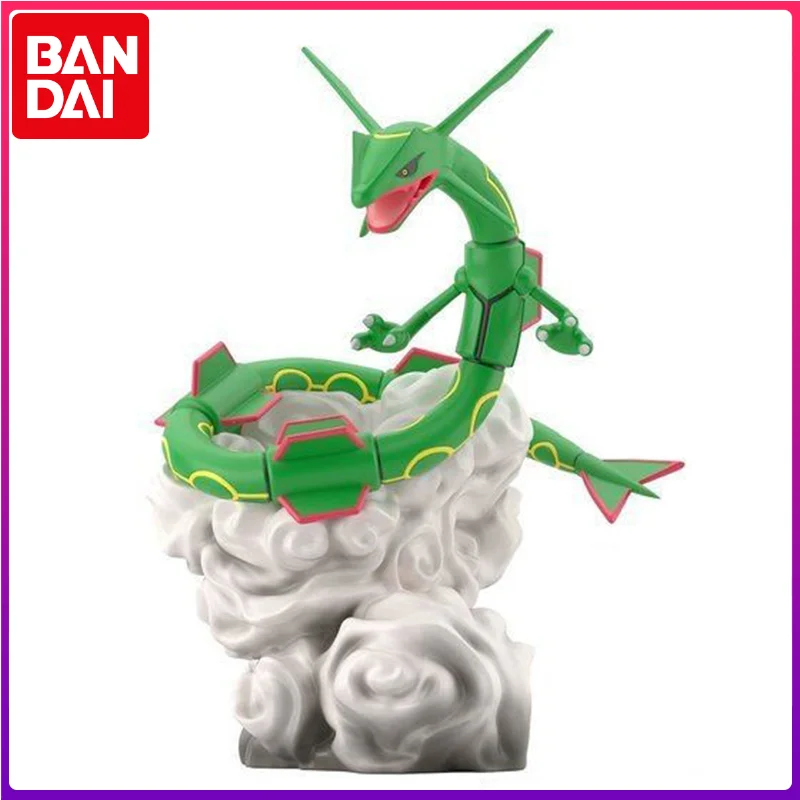 

Bandai Original Pokemon Anime Figure Rayquaza Scale World Action Figure Toys for Kids Gift Collectible Model Ornaments Dolls