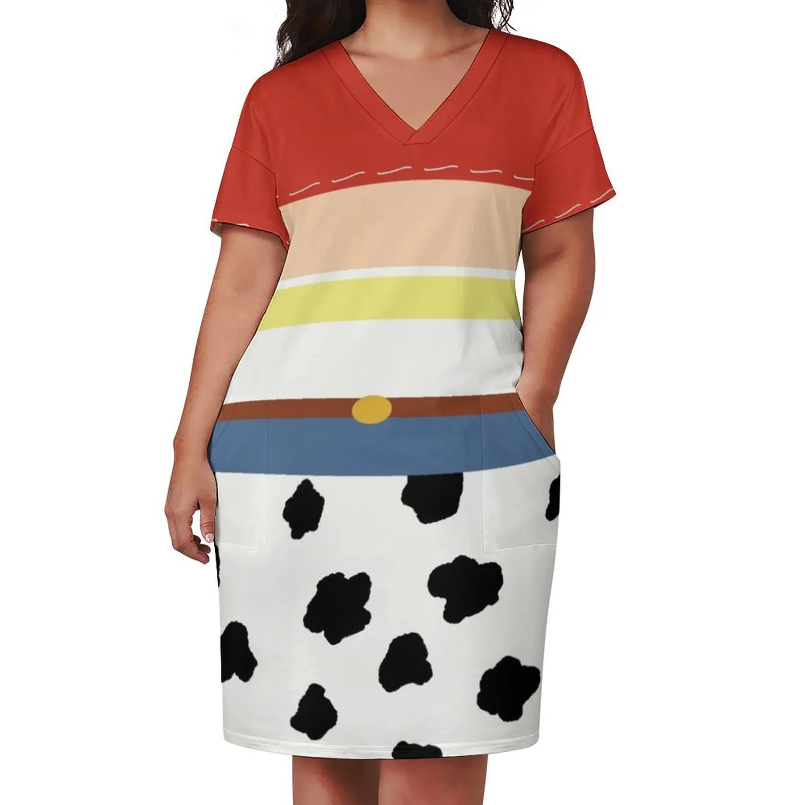 Свободное карманное платье The Yodeling Cowgirl элегантное вечернее для женщин 2025 года