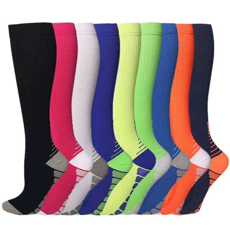 

Outdoor Keep Warm Breathable Sweat Absorption Compression Socks Adult Elasticity Men Sports Pressure Socks Cycling Socks