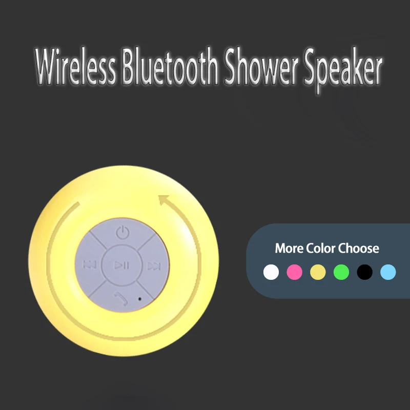 Фото Wholesale Mini Portable Bluetooth Speaker Wireless Waterproof Shower Bathroom for Phone Soundbar Hand Free Car Loudspeaker №5
